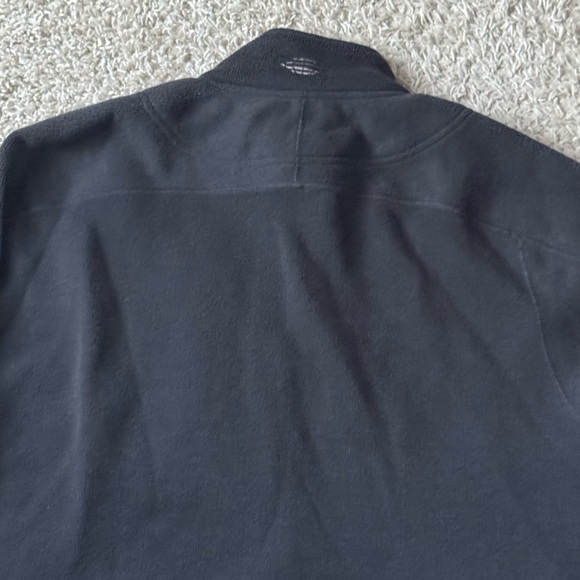 EUC Men’s ExOfficio Solid Black Polyester Consolo Fleece Jacket Size XXL - Picture 7 of 9